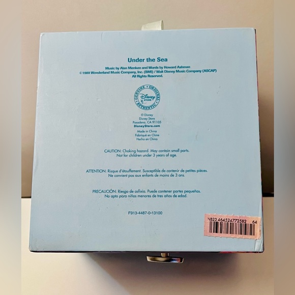 Disney Store Little Mermaid Jewelry Box, Necklace, and Bag - Picture 7 of 16